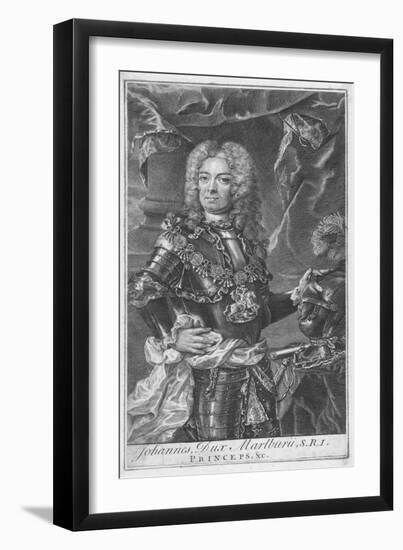 Portrait of John Churchill, Duke of Marlborough-null-Framed Giclee Print