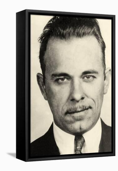 Portrait of John Dillinger-null-Framed Premier Image Canvas