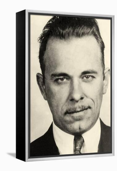 Portrait of John Dillinger-null-Framed Premier Image Canvas