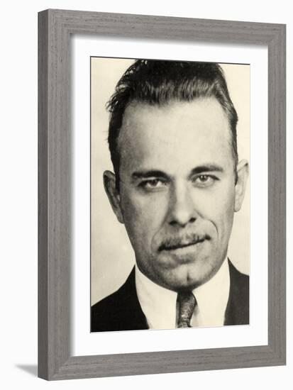 Portrait of John Dillinger-null-Framed Photographic Print