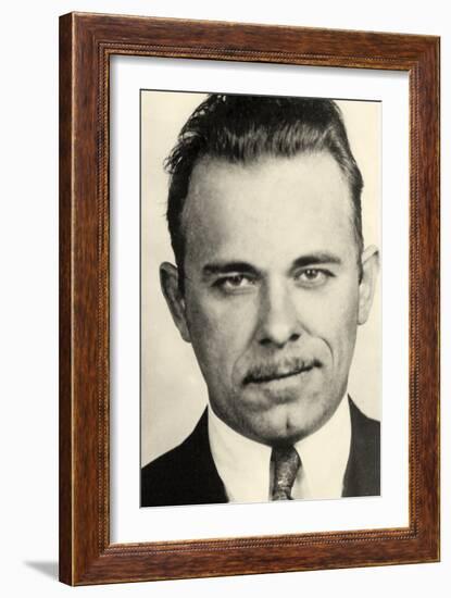 Portrait of John Dillinger-null-Framed Photographic Print