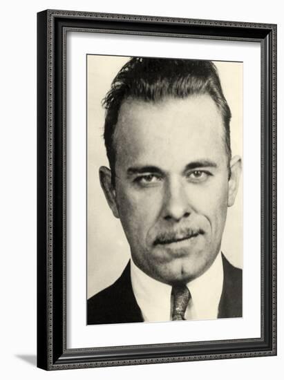 Portrait of John Dillinger-null-Framed Photographic Print