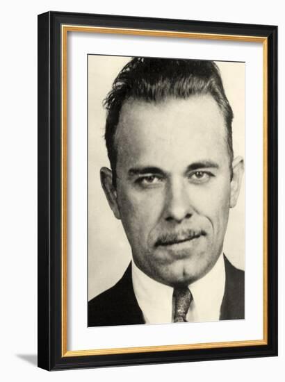 Portrait of John Dillinger-null-Framed Photographic Print