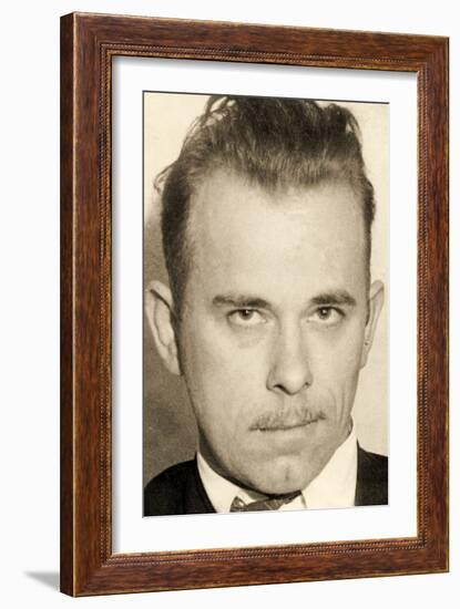 Portrait of John Dillinger-null-Framed Photographic Print