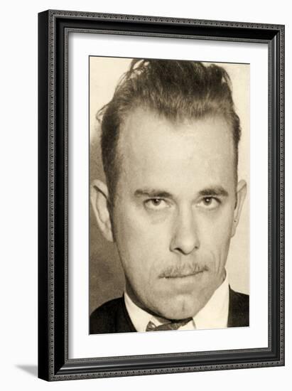 Portrait of John Dillinger-null-Framed Photographic Print