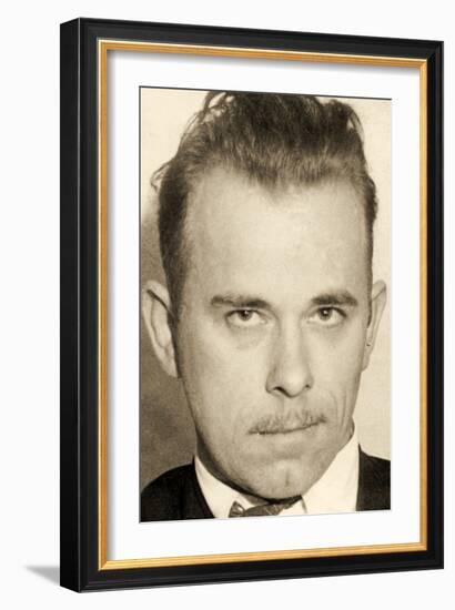 Portrait of John Dillinger-null-Framed Photographic Print