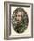 Portrait of John Dryden, English poet, (1631-1700)-French School-Framed Giclee Print