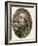 Portrait of John Dryden, English poet, (1631-1700)-French School-Framed Giclee Print