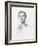 Portrait of John Edward Murray-Smith, 1911 (Charcoal on Paper Laid down on Paper)-John Singer Sargent-Framed Giclee Print