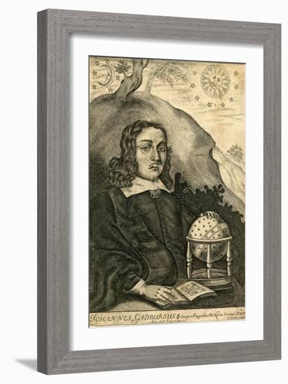 Portrait of John Gadbury, 1627-null-Framed Giclee Print