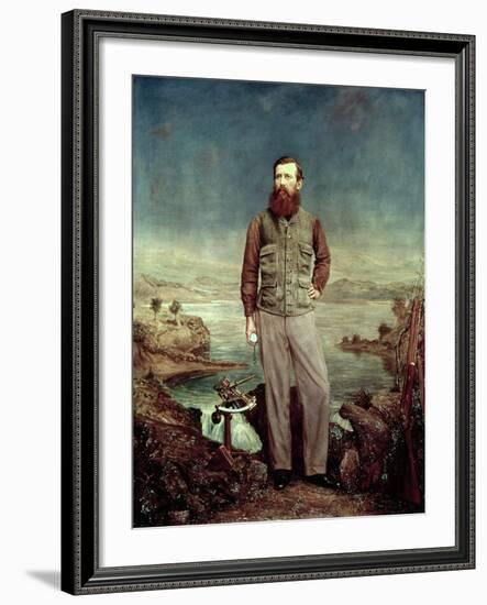 Portrait of John Hanning Speke (1827-64)-James Watney Wilson-Framed Giclee Print