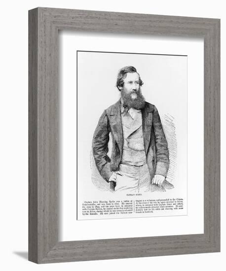 Portrait of John Hanning Speke, British explorer, 19th century-Unknown-Framed Giclee Print