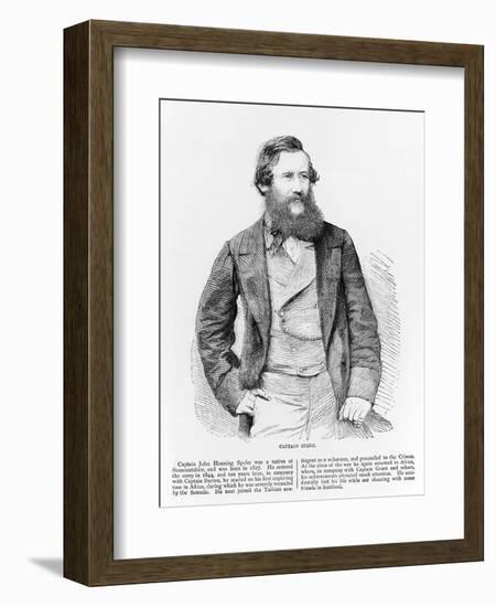 Portrait of John Hanning Speke, British explorer, 19th century-Unknown-Framed Giclee Print