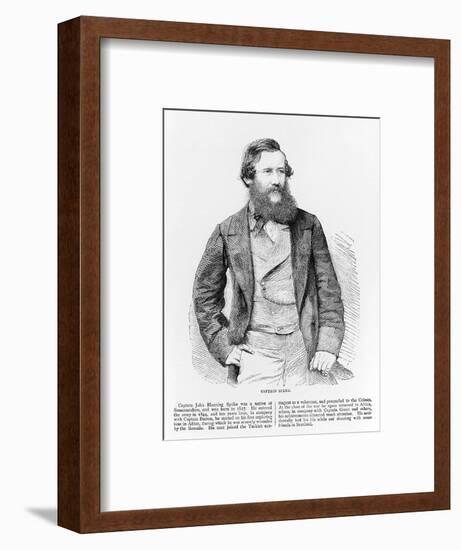 Portrait of John Hanning Speke, British explorer, 19th century-Unknown-Framed Giclee Print