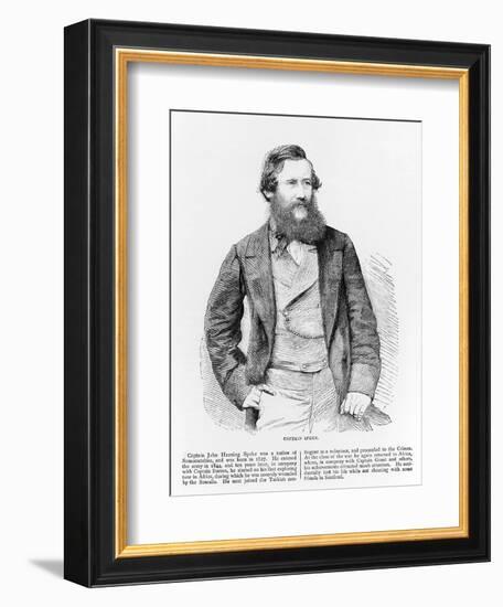 Portrait of John Hanning Speke, British explorer, 19th century-Unknown-Framed Giclee Print