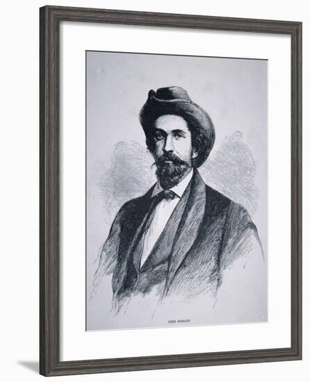 Portrait of John Hunt Morgan-null-Framed Giclee Print