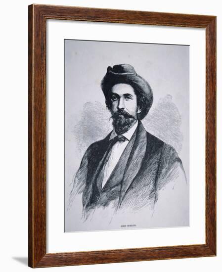 Portrait of John Hunt Morgan-null-Framed Giclee Print