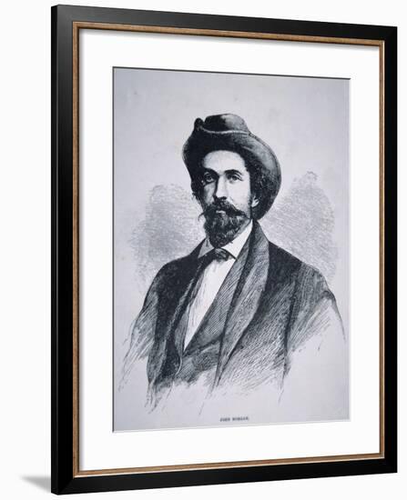 Portrait of John Hunt Morgan-null-Framed Giclee Print