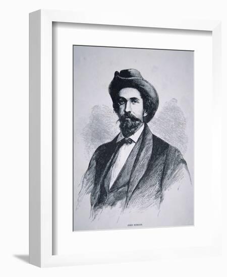 Portrait of John Hunt Morgan-null-Framed Giclee Print