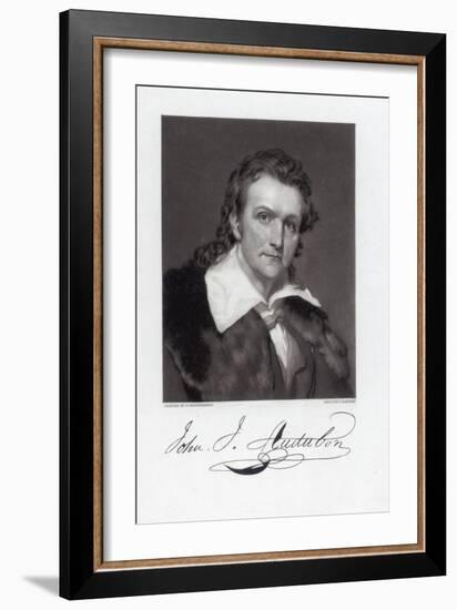 Portrait of John James Audubon-John Sartain-Framed Giclee Print