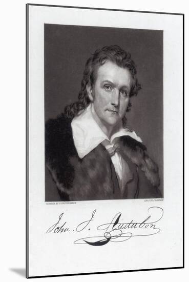 Portrait of John James Audubon-John Sartain-Mounted Giclee Print