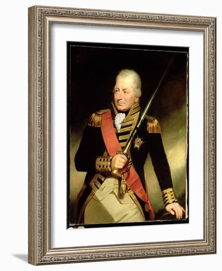 Portrait of John Jervis (1735-1823) First Earl of St. Vincent, C.1805-Sir William Beechey-Framed Giclee Print