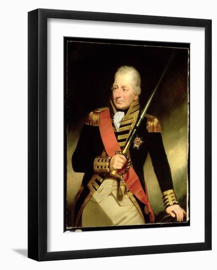 Portrait of John Jervis (1735-1823) First Earl of St. Vincent, C.1805-Sir William Beechey-Framed Giclee Print