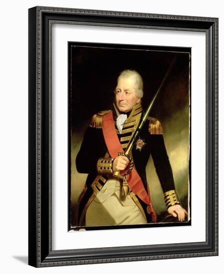 Portrait of John Jervis (1735-1823) First Earl of St. Vincent, C.1805-Sir William Beechey-Framed Giclee Print