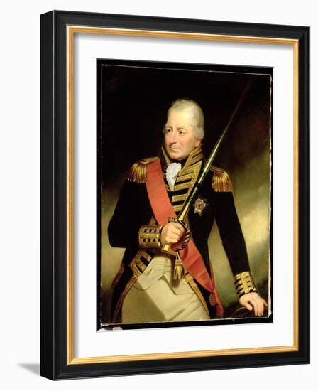 Portrait of John Jervis (1735-1823) First Earl of St. Vincent, C.1805-Sir William Beechey-Framed Giclee Print