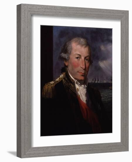 Portrait of John Jervis, c.1795-Lemuel Francis Abbott-Framed Giclee Print