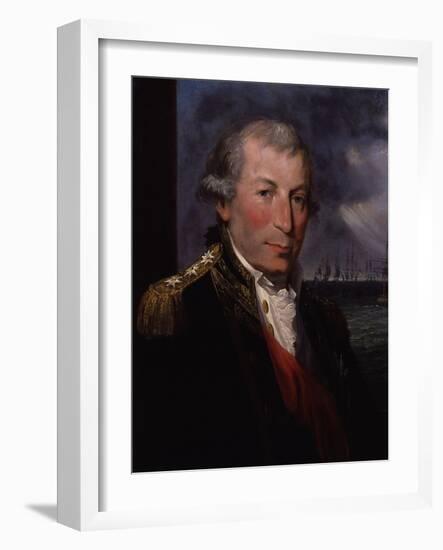 Portrait of John Jervis, c.1795-Lemuel Francis Abbott-Framed Giclee Print