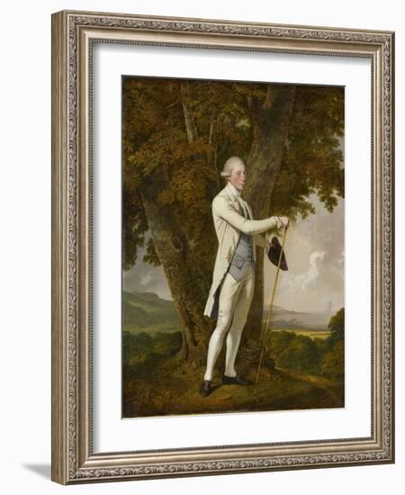 Portrait of John Milnes-Joseph Wright of Derby-Framed Giclee Print