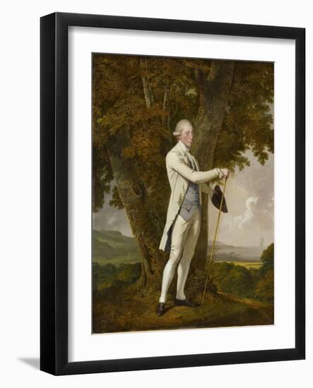 Portrait of John Milnes-Joseph Wright of Derby-Framed Giclee Print
