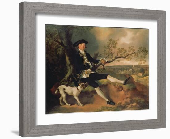 Portrait of John Pamplin. Probably About 1752-Thomas Gainsborough-Framed Giclee Print