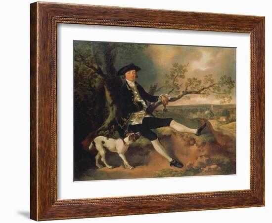 Portrait of John Pamplin. Probably About 1752-Thomas Gainsborough-Framed Giclee Print