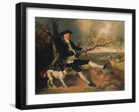 Portrait of John Pamplin. Probably About 1752-Thomas Gainsborough-Framed Giclee Print