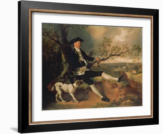 Portrait of John Pamplin. Probably About 1752-Thomas Gainsborough-Framed Giclee Print