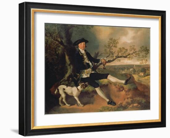 Portrait of John Pamplin. Probably About 1752-Thomas Gainsborough-Framed Giclee Print