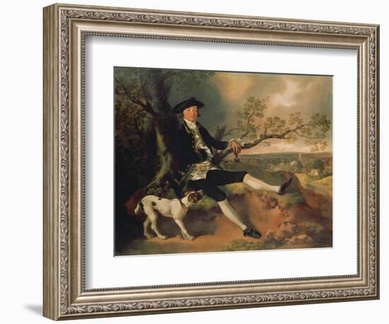 Portrait of John Pamplin. Probably About 1752-Thomas Gainsborough-Framed Giclee Print