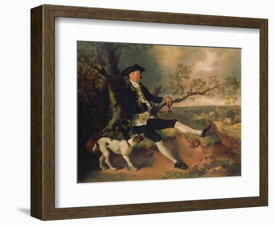 Portrait of John Pamplin. Probably About 1752-Thomas Gainsborough-Framed Giclee Print