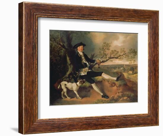 Portrait of John Pamplin. Probably About 1752-Thomas Gainsborough-Framed Giclee Print