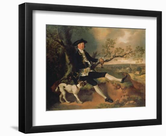 Portrait of John Pamplin. Probably About 1752-Thomas Gainsborough-Framed Giclee Print