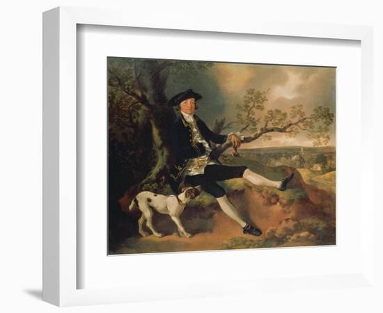 Portrait of John Pamplin. Probably About 1752-Thomas Gainsborough-Framed Giclee Print