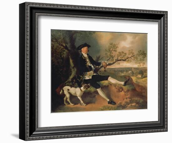 Portrait of John Pamplin. Probably About 1752-Thomas Gainsborough-Framed Giclee Print