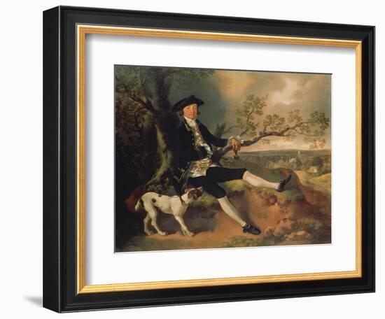 Portrait of John Pamplin. Probably About 1752-Thomas Gainsborough-Framed Giclee Print