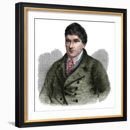 Portrait of John Rennie (1761-1821), Scottish civil engineer-French School-Framed Giclee Print