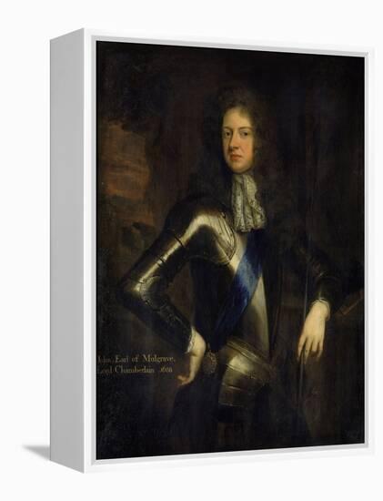 Portrait of John Sheffield-Godfrey Kneller-Framed Premier Image Canvas