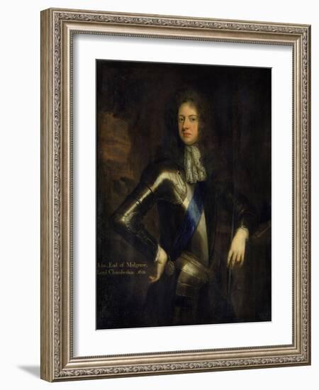 Portrait of John Sheffield-Godfrey Kneller-Framed Giclee Print