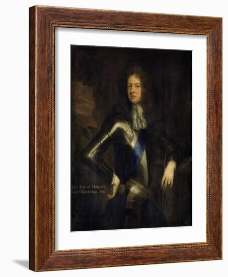 Portrait of John Sheffield-Godfrey Kneller-Framed Giclee Print