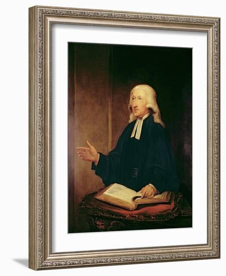 Portrait of John Wesley-William Hamilton-Framed Giclee Print